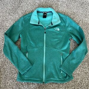 The North‎ Face Women's Teal Fleece Lined Jacket